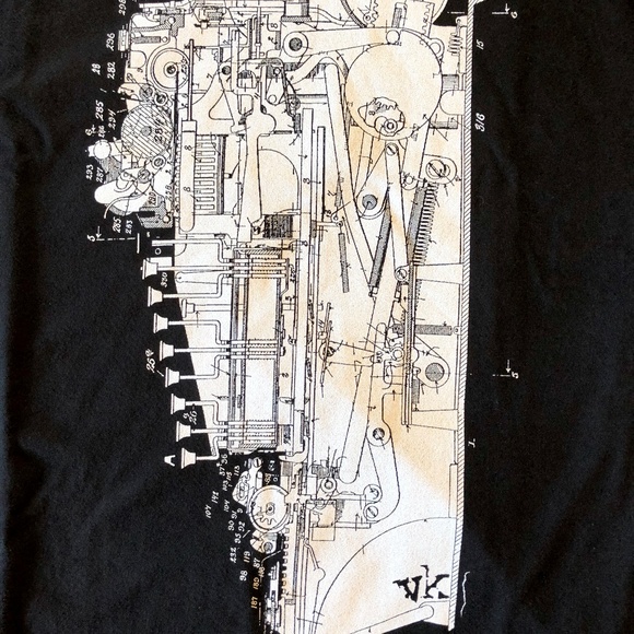 American Apparel - Machine Blueprint - Black by VK - Picture 2 of 3